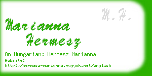 marianna hermesz business card